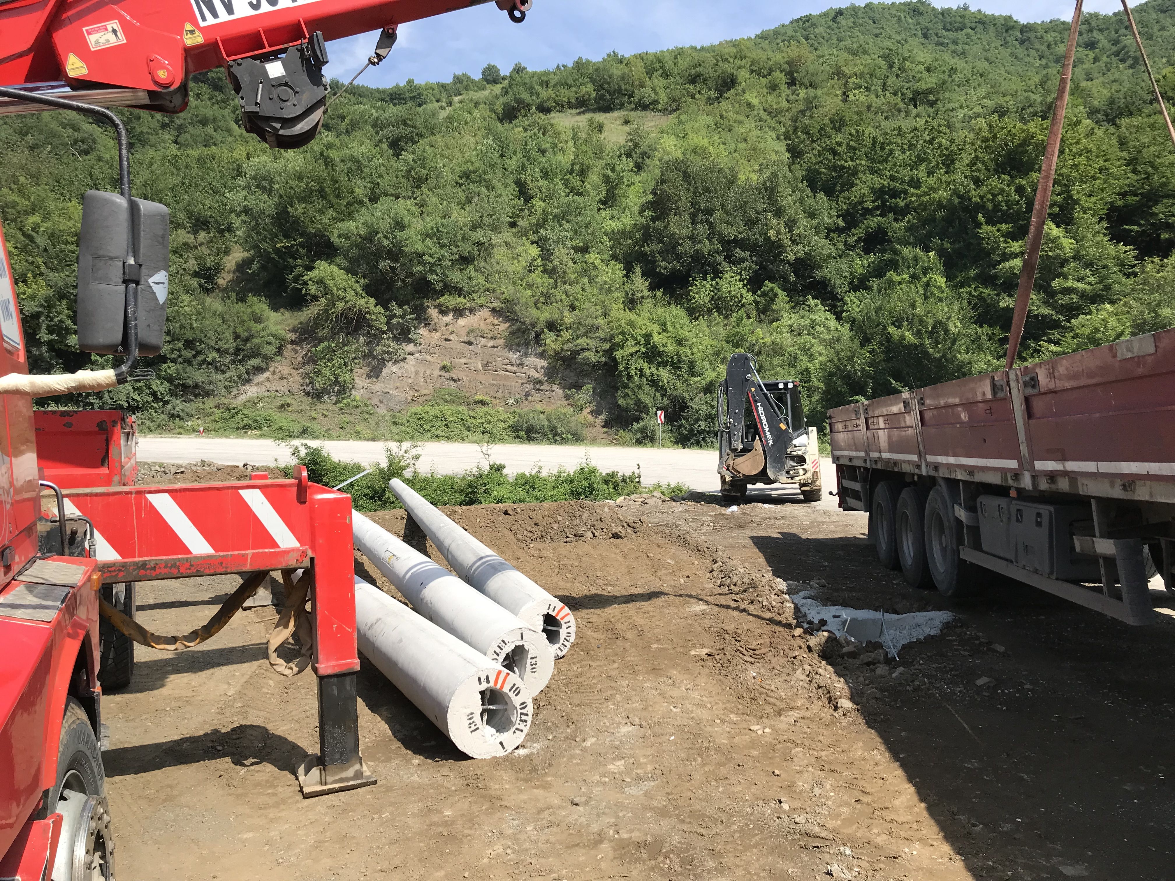 Yığılca Karayolu Şantiyesi 100 kVA Trafo Tesis ve 1,5 KM E.N.H. Projesi